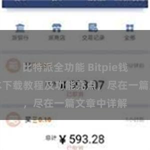 比特派全功能 Bitpie钱包最新版本下载教程及功能亮点，尽在一篇文章中详解