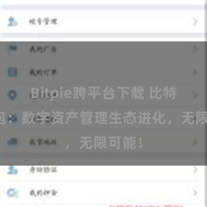 Bitpie跨平台下载 比特派钱包：数字资产管理生态进化，无限可能！