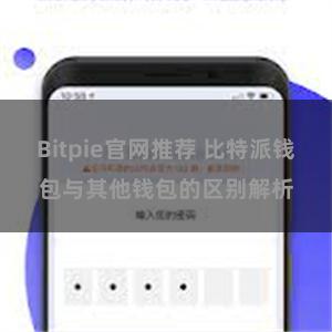 Bitpie官网推荐 比特派钱包与其他钱包的区别解析