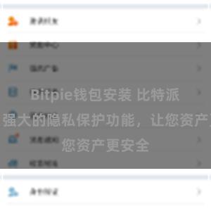 Bitpie钱包安装 比特派钱包：强大的隐私保护功能，让您资产更安全