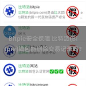 Bitpie安全保障 比特派(Bitpie)钱包能删除交易记录吗？